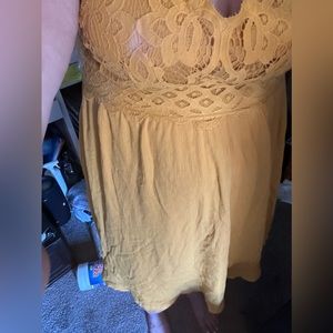Yellow summer dress